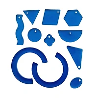 Blue Moon Studio™ UV Resin Craft Holographic Basic Shapes Silicone Mold