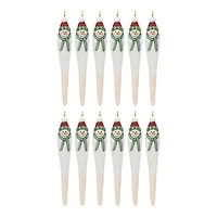 12ct. Snowman Drop Ornament