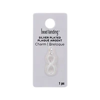 Silver Plated Infinity Charm by Bead Landing™