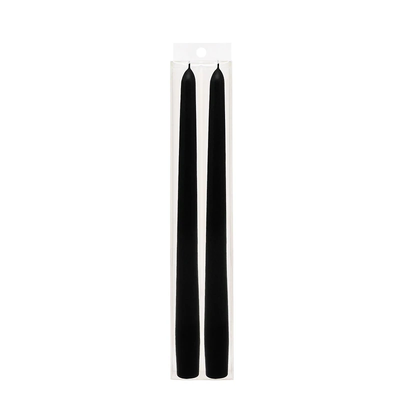 10" Black & Red Bleeding Taper Candles, 2ct. by Ashland®