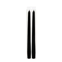 10" Black & Red Bleeding Taper Candles, 2ct. by Ashland®