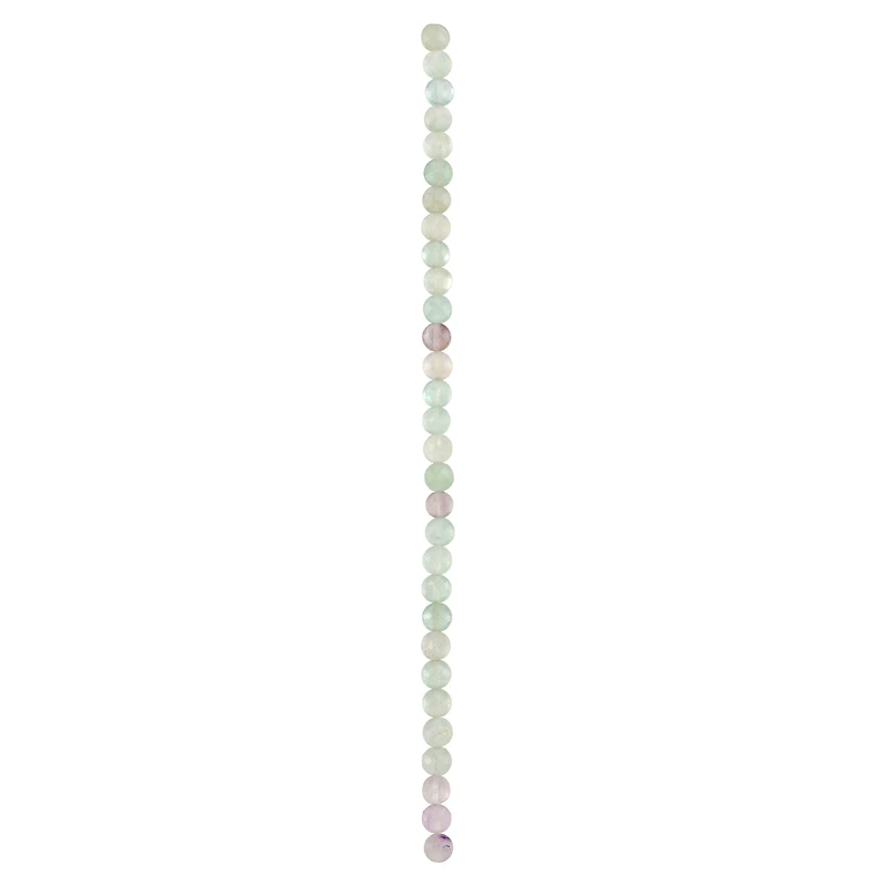 Pink & Blue Faceted Fluorite Coin Beads by Bead Landing
