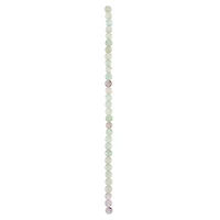 Pink & Blue Faceted Fluorite Coin Beads by Bead Landing