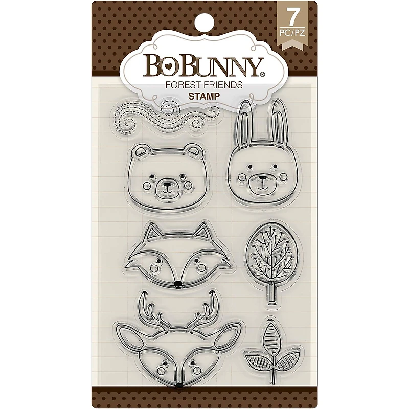 Bo Bunny® Forest Friends Clear Stamps