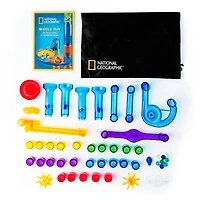 National Geographic™ 50-Piece Glow-in-the-Dark Marble Run
