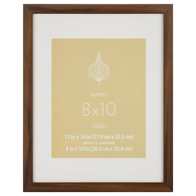 Aspect Rustic Narrow Frame With Mat by Studio Décor