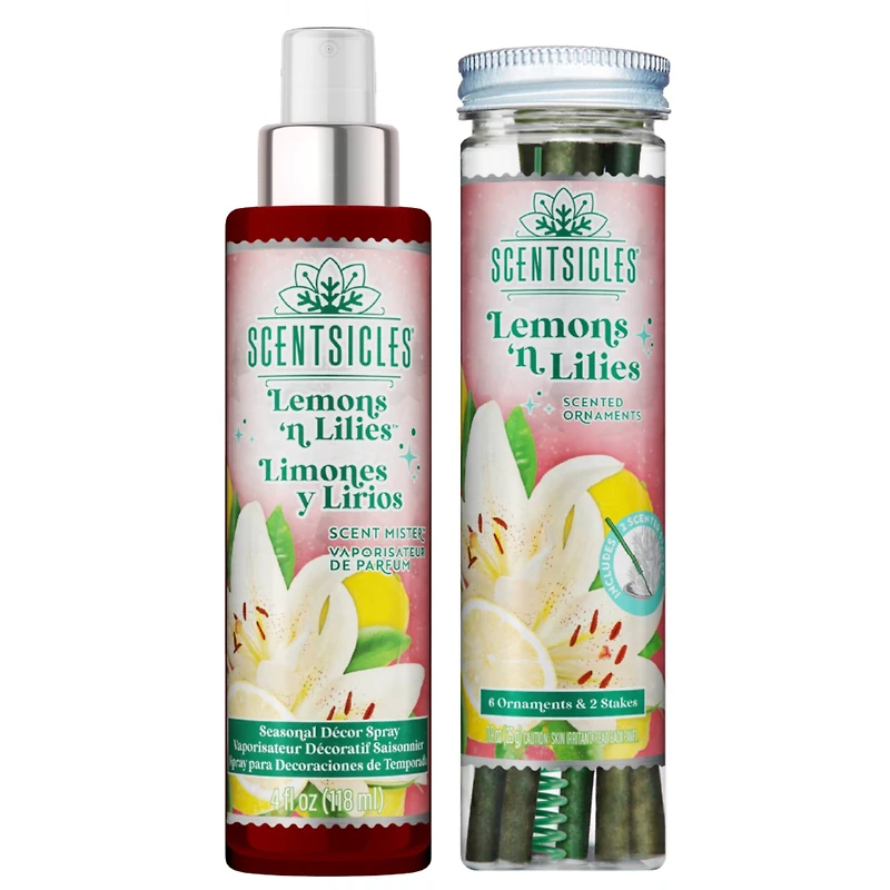 Scentsicles Lemon 'n Lilies Stick 6 ct and Scent Mister Lemon 'n Lilies, 2 pack