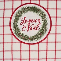 DII® Assorted Noel Embellished Dishtowel Set