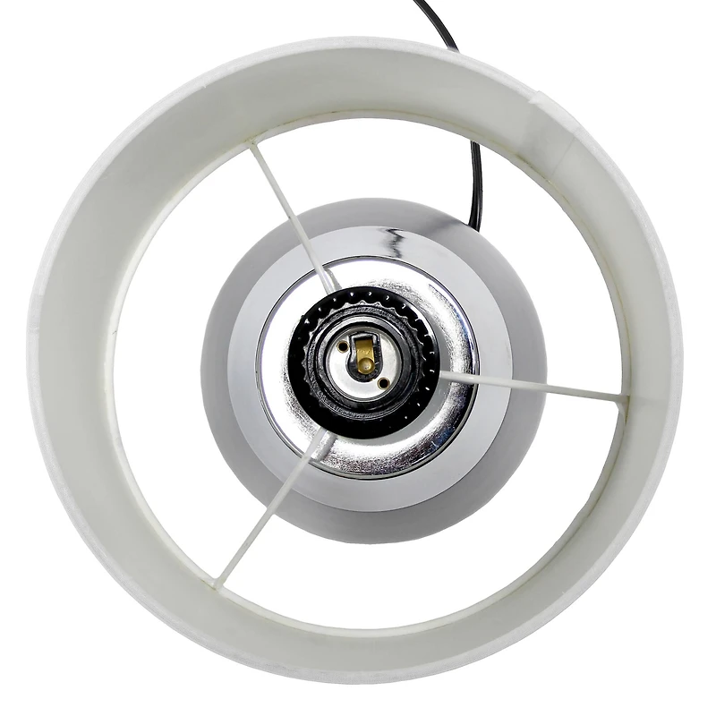 Simple Designs 14" Metal Touch Table Lamp