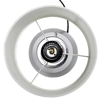 Simple Designs 14" Metal Touch Table Lamp