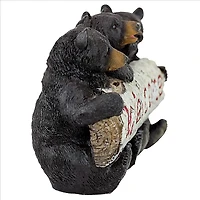 Design Toscano 12" Black Bear Cubs Welcome Statue