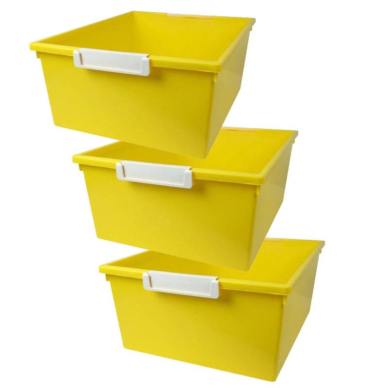 Romanoff® Tattle® 12qt. Tray with Label Holder, 3ct.