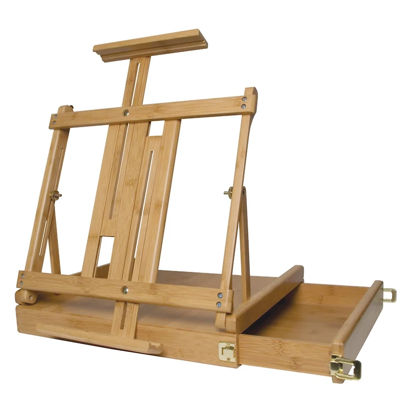 Art Alternatives Bamboo Ravenna Tabletop Sketch Box Easel