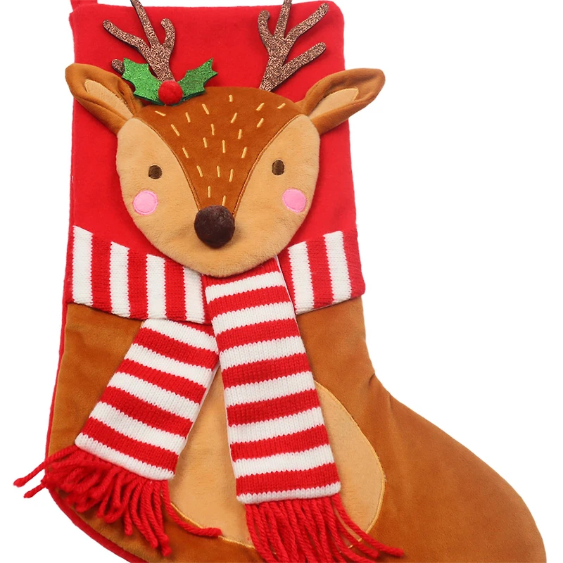 19" Reindeer Stocking by Ashland®