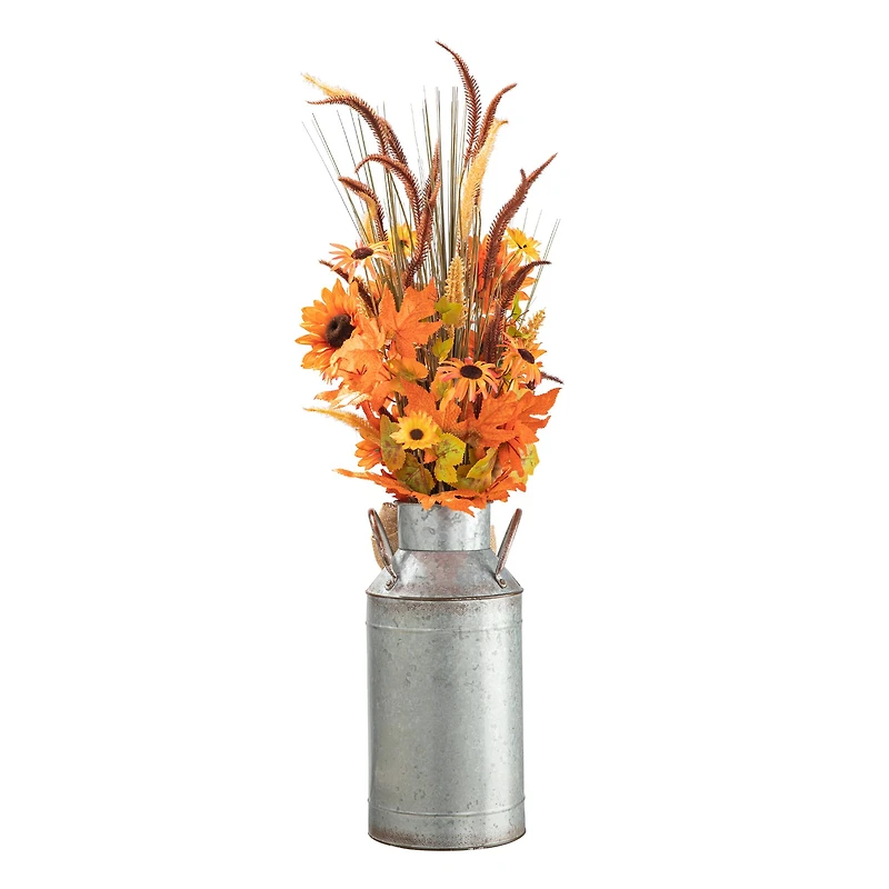 Glitzhome® 39.75" Fall Sunflower Leaf Potted Tree