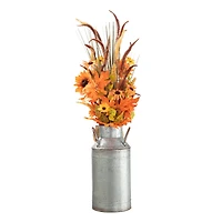 Glitzhome® 39.75" Fall Sunflower Leaf Potted Tree