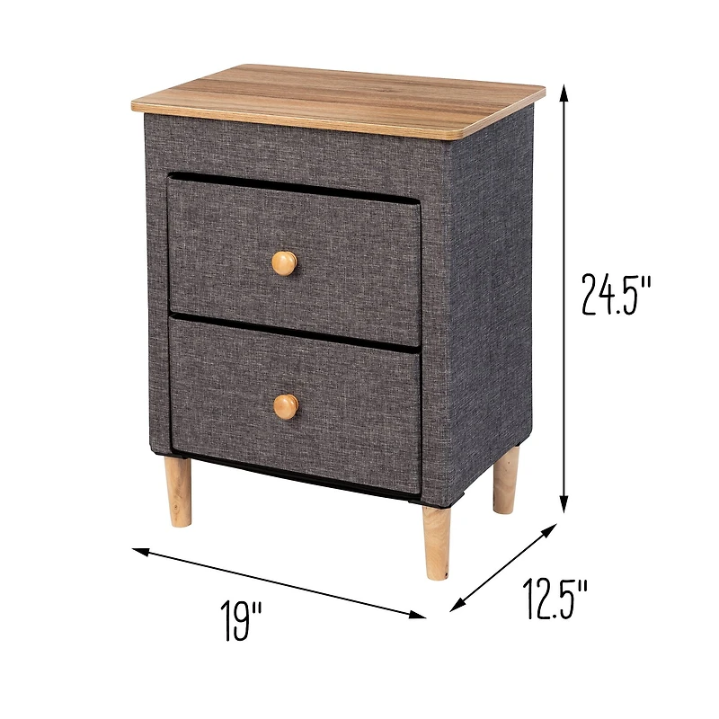 Honey Can Do 2 Drawer Fabric Storage Organizer