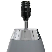 Simple Designs 14" Metal Touch Table Lamp