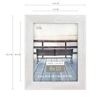 Home Distressed White Frame by Studio Décor