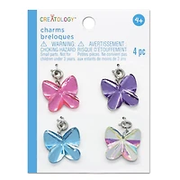12 Packs: 4 ct. (48 total) Butterfly Charms by Creatology™