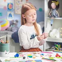 Arteza® Kids Dinosaurs Clay By Numbers Kit, 56 pcs