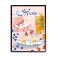 Stupell Industries Mom You Are Egg-cellent Phrase Framed Giclee Art