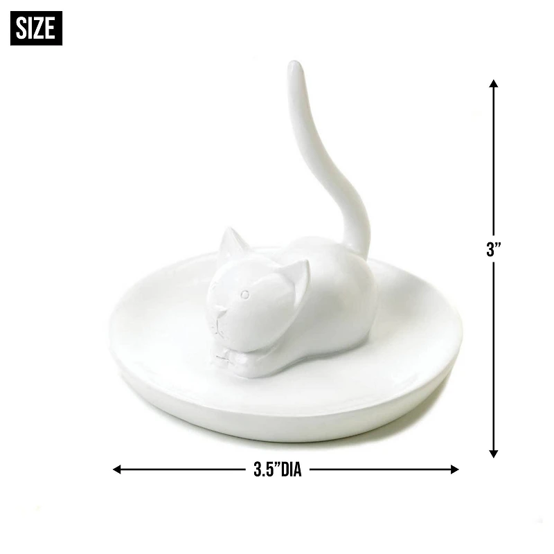 3.5" Charming Cat Ring Dish