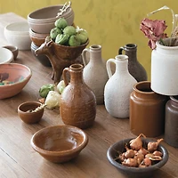 Hello Honey Rustic Reactive Glaze Stoneware Jars, 4ct.