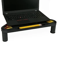 Mind Reader Black Triangle Monitor Stand