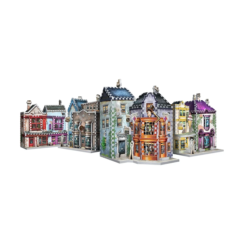 Harry Potter Diagon Alley Collection - Ollivander's Shop, Quidditch Supplies, Madam Malkin's, Weasleys' Wizard Wheezes: 1175 Pcs