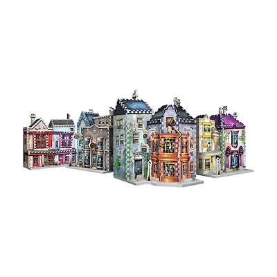 Harry Potter Diagon Alley Collection - Ollivander's Shop, Quidditch Supplies, Madam Malkin's, Weasleys' Wizard Wheezes: 1175 Pcs