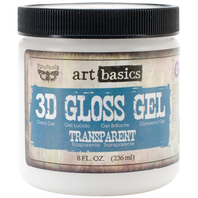 Finnabair® Art Basics Transparent 3D Gloss Gel