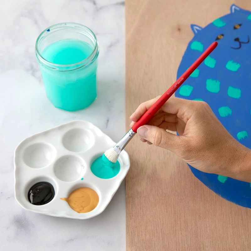 Marseille Series 240 White Goat Mop by Artist's Loft