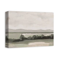Soft Greige Landscape Canvas Wall Art