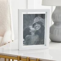 Expressions™ 6" x 8" White Float Frame by Studio Décor®