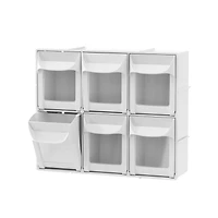 8 Pack: 6-Drawer Tip-Out Storage Bin by Simply Tidy®