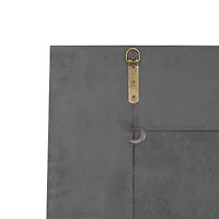 59" White Farmhouse Wood Wall Mirror