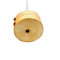 3.25" Gold & White Dim Sum Glass Ornament by Ashland®