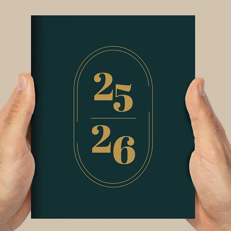 TF Publishing 2025-2026 Jade Medium Monthly Planner