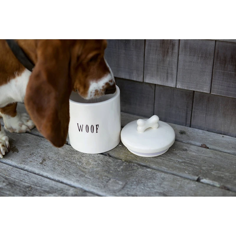 Hello Honey® 7'' Woof Jar with Bone Handle Lid