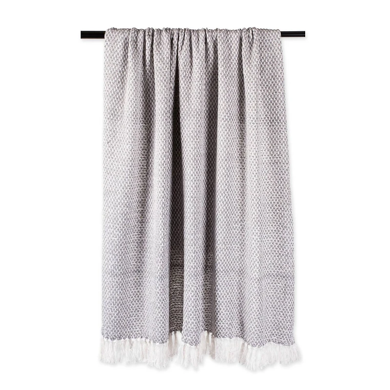 DII® Gray Woven Throw