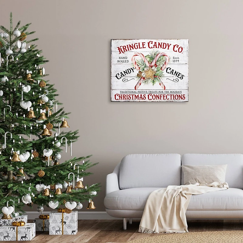 Stupell Industries 30" x 40" Fresh Christmas Confections Canvas Wall Art 