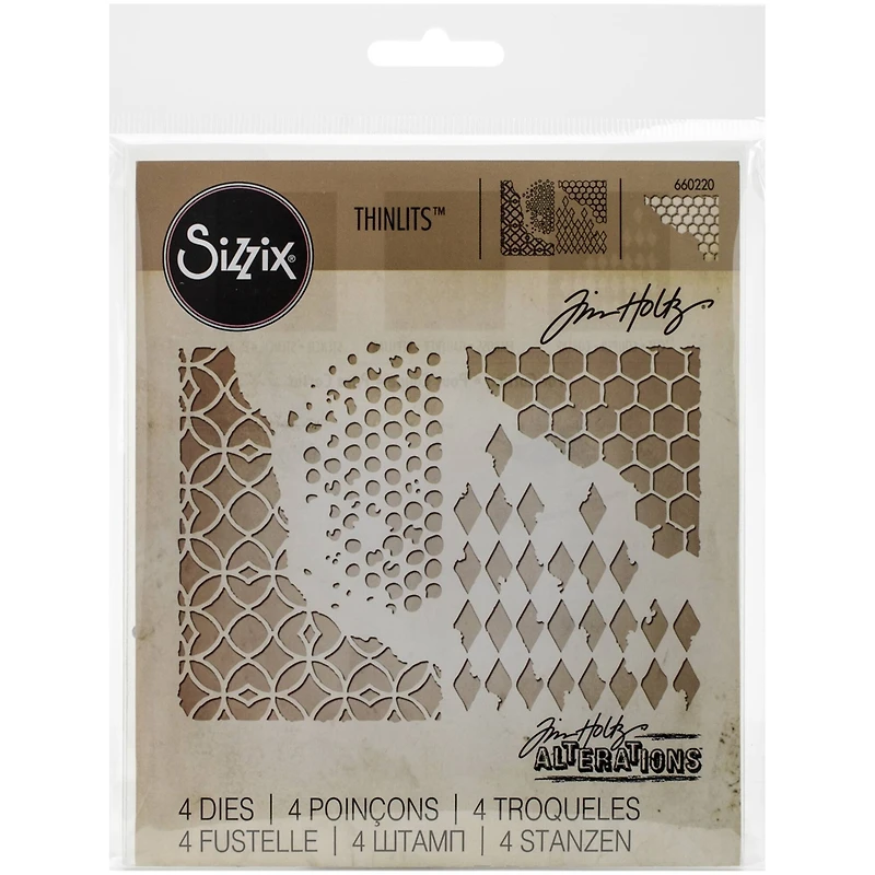 Sizzix® Thinlits™ Mixed Media Die Set by Tim Holtz®