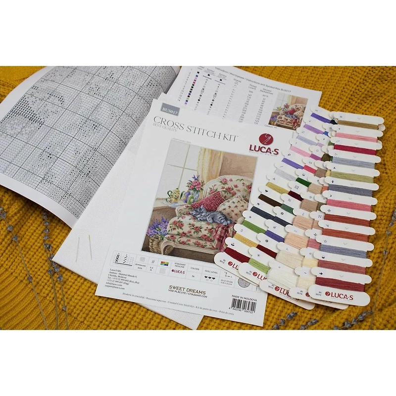 Luca-S Sweet Dreams Counted Cross-Stitch Kit