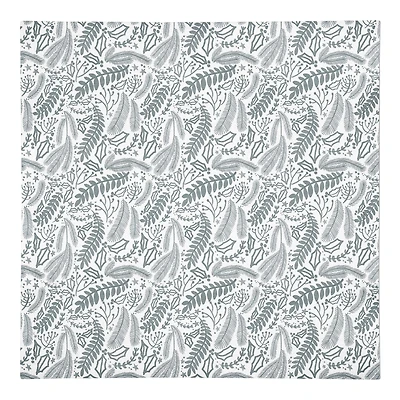 Green Winter Pattern 10" x 10" Cotton Twill Napkin