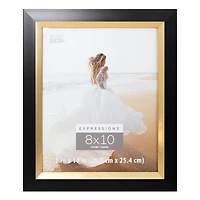 Expressions™ Black Frame with Gold Inner Trim by Studio Décor®