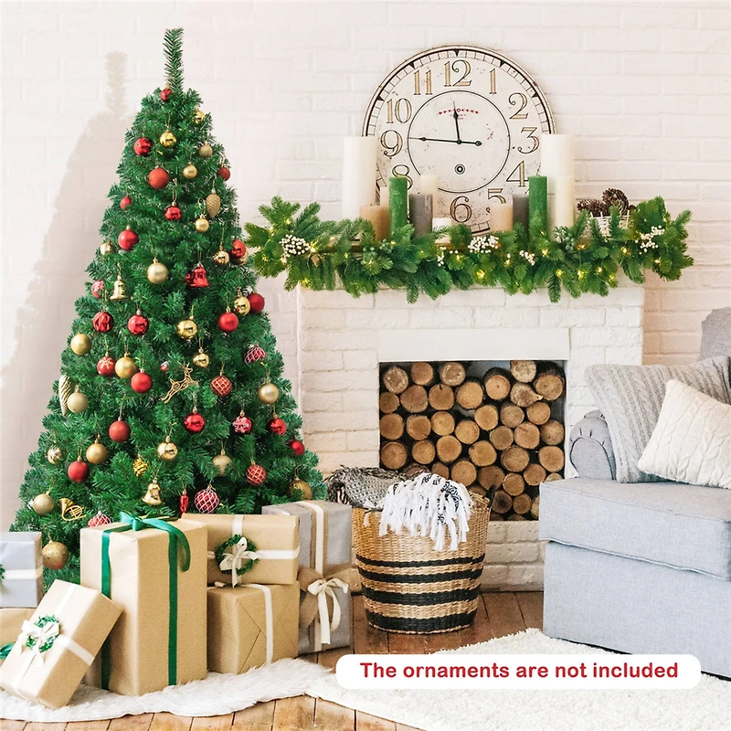Costway 6ft. Unlit Green Artificial Christmas Tree