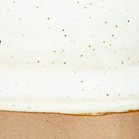 Hello Honey® 5" Beige Reactive Glaze Round Stoneware Canister with Lid