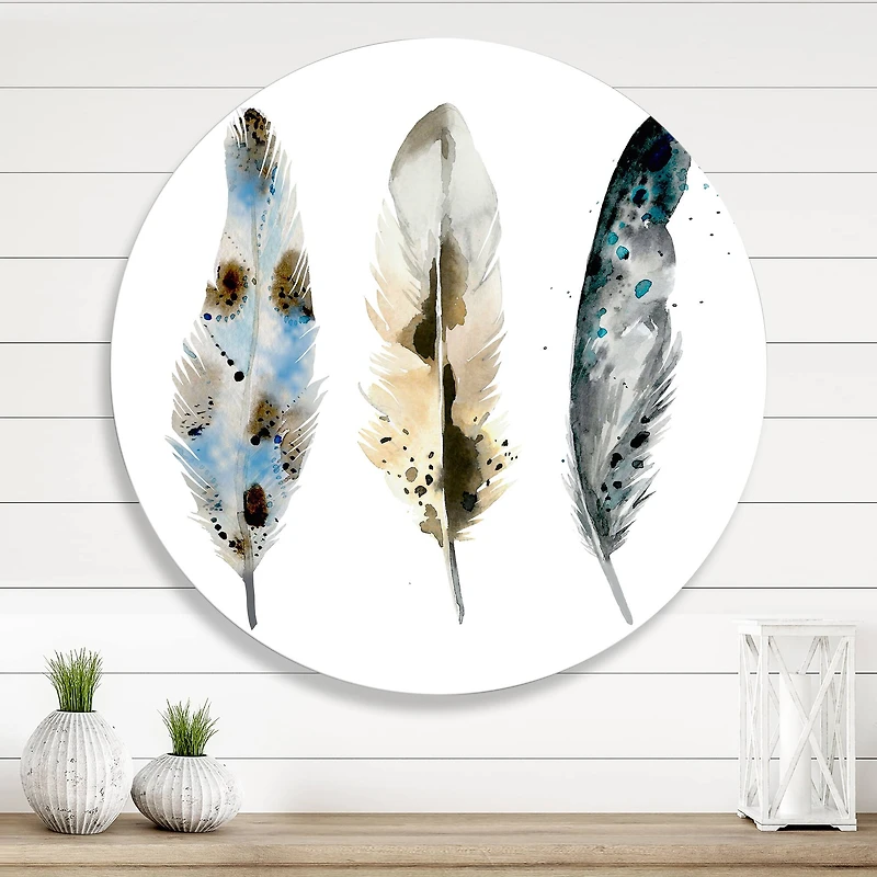 Designart - Colourful Boho Feathers V