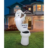 5ft. Inflatable Glowing Toilet Monster Dumps